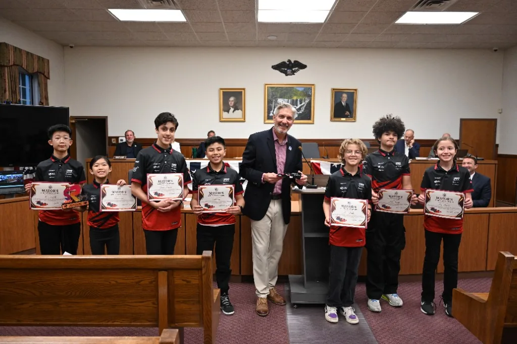Ridge Racers NJ at Mayor's Achievement Award ceremony